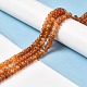 Natural Fire Crackle Agate Beads Strands G-G0004-A01-A-2