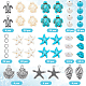 Sunnyclue kit per la creazione di braccialetti a tema oceano fai da te DIY-SC0023-37-2
