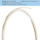 BENECREAT 50cm 925 Sterling Silver Flat Wire STER-BC0001-51-3