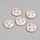 Paint Sprayed Shell Pearl Beads BSHE-I010-10C-1