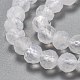 Brins de perles de pierre de lune arc-en-ciel naturel G-H266-13-2