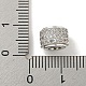 Латунные микропаве из прозрачного кубического циркония KK-G493-39P-01-3
