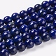Chapelets de perles en lapis-lazuli naturel X-G-G087-6mm-1