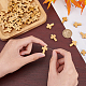 SUNNYCLUE 100Pcs Wood Cross Charms Mini Cross Charms Bulk Cross Bead Charms Mini Wood Crosses Pocket Cross Bulk Cross Rosaries Crucifix Charms for Jewelry Making Hanging Ornament Party Favors Gift WOOD-SC0001-51-3
