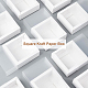 BENECREAT 16 Packs 8.3x8.3x3.2cm Clear Frosted PVC Cover Drawer Boxes CON-WH0085-27-5