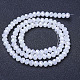 Electroplate Glass Beads Strands EGLA-A034-J1mm-B07-2