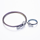 Set di braccialetti e anelli di coppia in acciaio inossidabile di tendenza SJEW-H073-02-2
