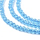 Chapelets de perles en verre G-K185-16F-3