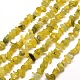 Jade naturel brins puce de perles X-G-M205-30-1