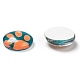 Hundepfotenmuster Muster leuchtende Kuppel/halbrunde Glas-Cabochons mit flacher Rückseite für DIY-Projekte GGLA-L010-10mm-L07-3