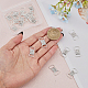 20 шт. пряжки из латуни со стразами FIND-CA0008-35B-3