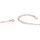 Tinysand 925 colliers avec pendentif pentagramme et lune en strass en argent sterling TS-N278-RG-4