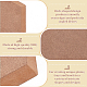 MDFウッドボード  セラミック粘土乾燥ボード  セラミック作成ツール  六角  淡い茶色  17x19.7x1.5cm FIND-WH0110-664H-4