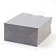 純色クラフト紙袋  ギフトバッグ  ショッピングバッグ  紙ひもハンドル付き  長方形  グレー  15x11x6cm AJEW-G020-A-07-3