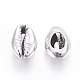 Perlas de cáscara de cowrie electroplate BSHE-X0006-02-4