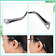 Gorgecraft 12 paires 4 couleurs silicone lunettes oreillettes AJEW-GF0005-60-6