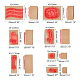 Juegos de sellos de goma de madera DIY-WH0224-17-2