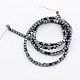 Faceted Non-magnetic Synthetic Hematite Cube Beads Strands G-N0014-26-2