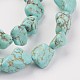 Natural Green Turquoise Beads Strands X-G-N0312-01-3