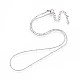 Ожерелья-спутнички из нержавеющей стали 304 толщиной 1 мм NJEW-N058-07A-P-1