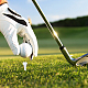 Chgcraft 100 個プラスチックゴルフティーキノコヘッドゴルフティー耐久性のあるスタンド屋内と屋外のゴルフ練習場  ホワイト AJEW-CA0003-40-6