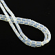 Imitation Jade Glass Beads Strands GLAA-Q041-3x6mm-23-2