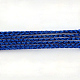 Cordons métalliques tressés avec perles sans élastiques MCOR-R002-1mm-08-1