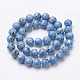 Turquoise synthétique et brins de perles de coquillage G-S212-6mm-06-3