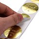 Flaches rundes papier danke aufkleber DIY-C042-05-4