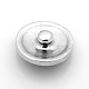 Rondes en alliage de zinc bijoux en émail boutons pression plats mixtes SNAP-N010-90-NR-3