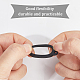 GORGECRAFT 42PCS Anti-Lost Necklace Lanyard Set Including 6PCS Anti-Loss Pendant Strap String Holder with 36PCS Black Silicone Rubber Rings for Office Key Chains Outdoor Activities DIY-GF0008-05-6