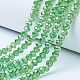 Electroplate Glass Beads Strands EGLA-A034-T3mm-B11-1