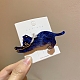 Pinces à cheveux alligator acrylique chat scintillant ANIM-PW0002-07C-1