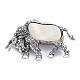 Cow Alloy Brooch PALLOY-N166-002-A01-RS-2