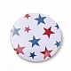 Épingles d'insigne rond plat en fer blanc de la fête de l'indépendance JEWB-G021-01E-1