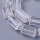 Granos de cristal de cuarzo natural hebras G-F595-J08-3