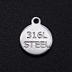 201 Stainless Steel Charms STAS-S105-T805-1