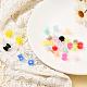 32Pcs 16 Colors Silicone Glitter Thin Ear Gauges Flesh Tunnels Plugs FIND-YW0001-19A-9
