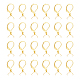 UNICRAFTALE 30pcs Golden Leverback French Earring Hooks Stainless Steel Hoop Earwire Findings with Ice Pick Pinch Bails Metal Earring Hooks for Dangle Earring Jewelry Making 23.5mm STAS-UN0041-90-1