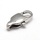 304 Stainless Steel Lobster Claw Clasps STAS-N078-12G-1