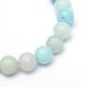Round Natural Grade A Amazonite Bead Strands G-R345-6mm-16-2