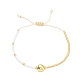 Bracelets de perles miyuki ajustables en graines et laiton tressés pour femmes BJEW-O187-16-1
