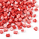 Cheriswelry バレンタインデーのテーマ 手作りのポリマークレイビーズ  混合図形  レッド  6~9.5x9.5~11x4~4.5mm  穴：1.4~1.6mm  30個/スタイル FIND-CW0001-25-3