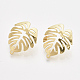 Tropical Theme Iron Stud Earring Findings IFIN-S703-25-1