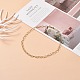 Brass Cable Chain Necklace for Men Women X-NJEW-JN03735-3
