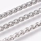 304 Stainless Steel Wheat Chain Bracelets BJEW-P235-14P-2