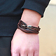 Imitation Leather Two Loops Wrap Bracelets BJEW-N0011-033A-3