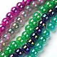 AB Color Plated Glass Round Bead Strands EGLA-R088-12mm-M-1