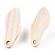 Fornituras de aretes de madera de fresno EJEW-N017-011S-2
