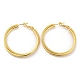 Rack Plating Brass Hoop Earrings EJEW-K263-29G-1